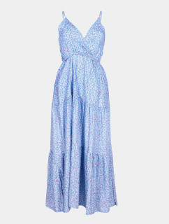Dámske dlhé letné šaty UDD-0001K-A400 Lilac pattern - Yoclub