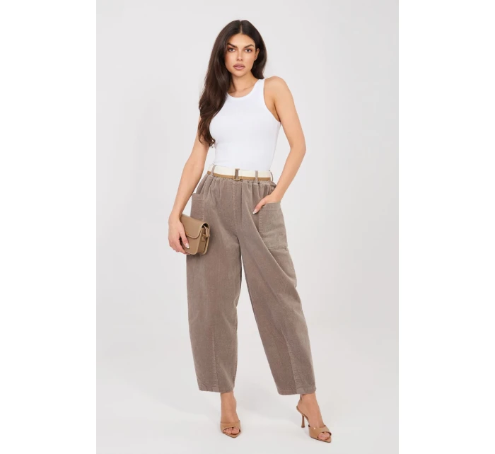 Šnúrové nohavice model 225097 Rue Paris