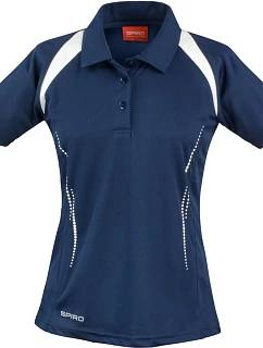 S Dámské piqué polo 29. navy/white model 22426372 - Spiro