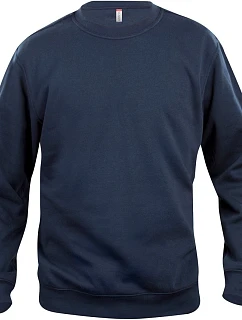 Mikina Clique Basic Roundneck Unisex 67.2130 tmavo modrá