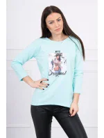 Halenka s potiskem Original mint Halenka s potiskem Original mint