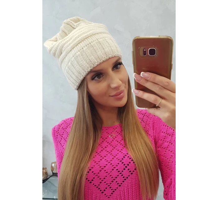 Dámska čiapka Elora K336 ecru Dámska čiapka Elora K336 ecru