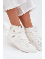 Trampki Damskie Big Star Ocieplane Białe V274541FW Trampki Damskie Big Star Ocieplane Białe V274541FW
