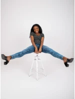 Džínsy nohavice D85035C62220M263 modré