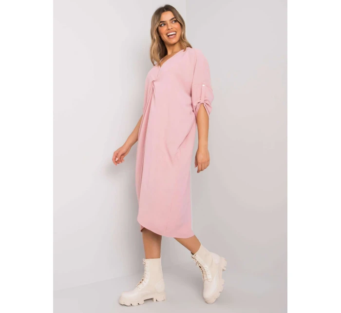 Šaty DHJ SK 20148.20 svetlo ružová