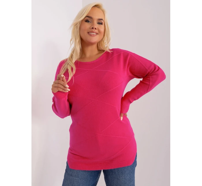 Sweter PM SW PM model 18949240 fuksjowy - FPrice Sweter PM SW PM model 18949240 fuksjowy - FPrice