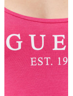 Dámske tričko s dlhým rukávom O2BM31KBBU1 EXR ružová - Guess