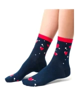 Dámské ponožky model 14559108 Srdce - Steven Dámské ponožky model 14559108 Srdce - Steven