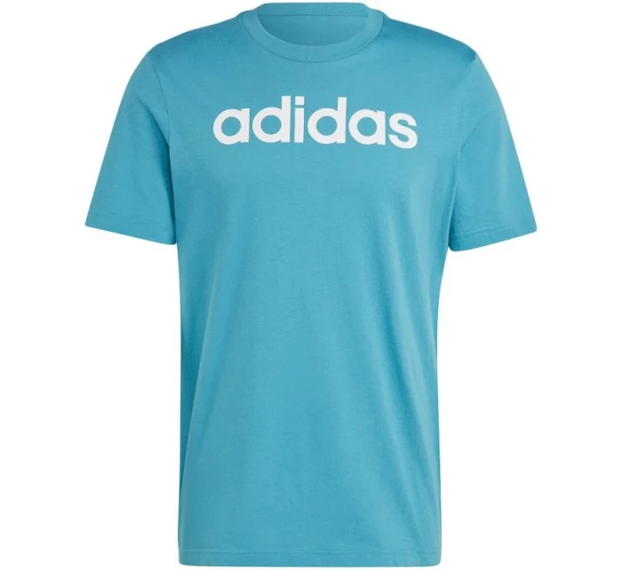 Tričko adidas Essentials Single Jersey Linear s vyšitým logom M IJ8655