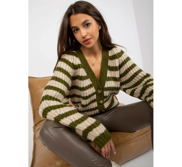 Sweter EM SW khaki model 21127117 - FPrice Sweter EM SW khaki model 21127117 - FPrice