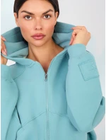 Mikina NS BL NS2566.15 tyrkysová Mikina NS BL NS2566.15 tyrkysová