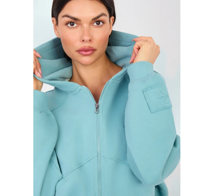 Mikina NS BL NS2566.15 tyrkysová Mikina NS BL NS2566.15 tyrkysová