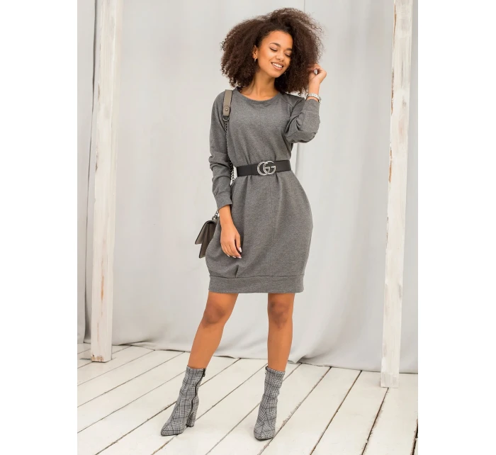 Šaty RV TU 5184.93P tmavo šedá