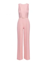 Kombinéza s krajkovými  pudrová model 21136245 - Moe