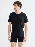 Pánske tričko SLG Base O-Neck, čierne – Black – SLOGGI
