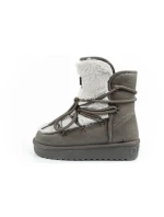 D.Franklin snehové topánky dámske zimné módne kožušinové zateplené šedé dámske