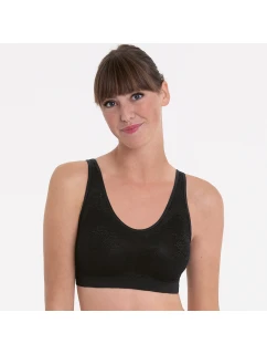 Essential Čipkovaná pooperačná braletka s penovou výstužou 4700X čierna - Anita Care