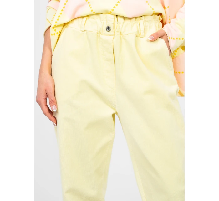 Nohavice MI SP 2689.47 svetložltá