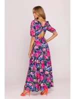 model 21136087 Maxi šaty s otevřenými zády model 1 - Moe model 21136087 Maxi šaty s otevřenými zády model 1 - Moe