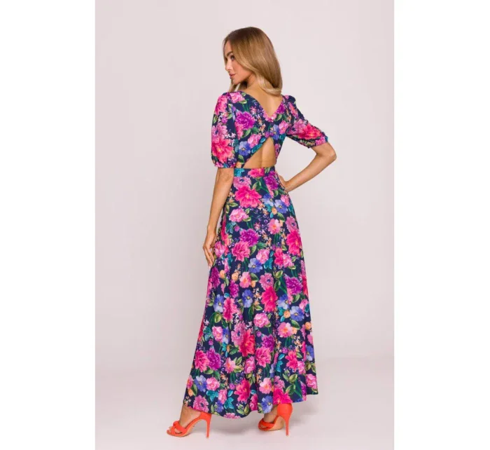 model 21136087 Maxi šaty s otevřenými zády model 1 - Moe model 21136087 Maxi šaty s otevřenými zády model 1 - Moe