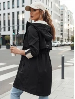 Dámska prechodná bunda parka MEROY black FashionStreet TY4290