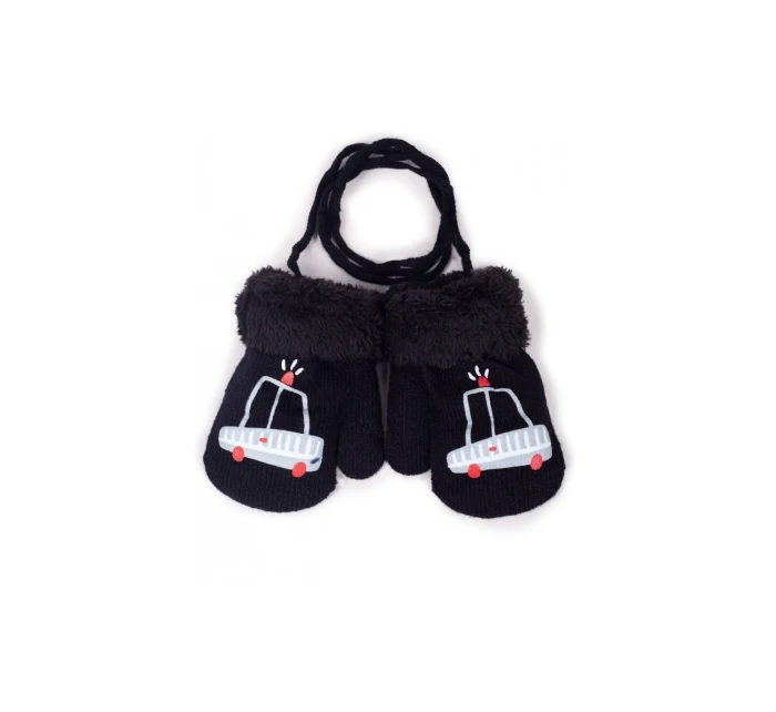 Rukavice RED-011C Kožušina so šnúrkou Rukavice RED-011C Kožušina so šnúrkou