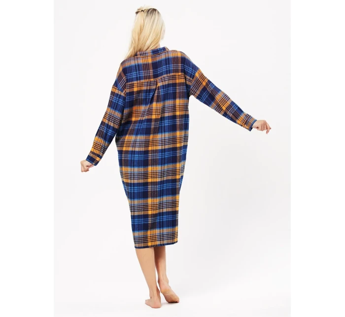 Košeľa Key LND 482 B24 Flanelová dlhá/r S-XL bez gombíkov