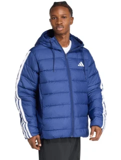 Pánska bunda adidas Essentials CLIMAWARM 3-Stripes modrá JX7771 pánske