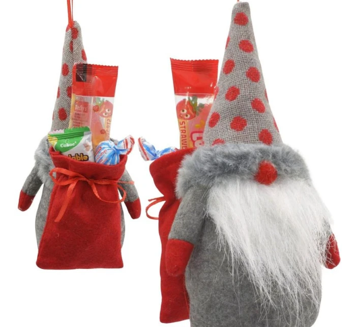 Dekoratívne marshmallow s darčekovým vrecúškom 20CM sivé detské Dekoratívne marshmallow s darčekovým vrecúškom 20CM sivé detské