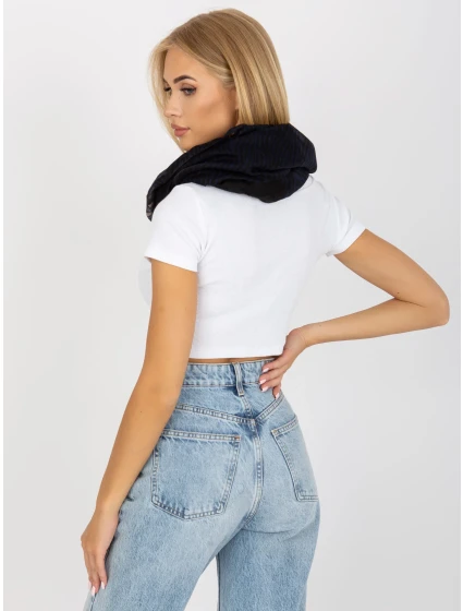 Dámsky tunelový šál AT KM S 6221 čierna