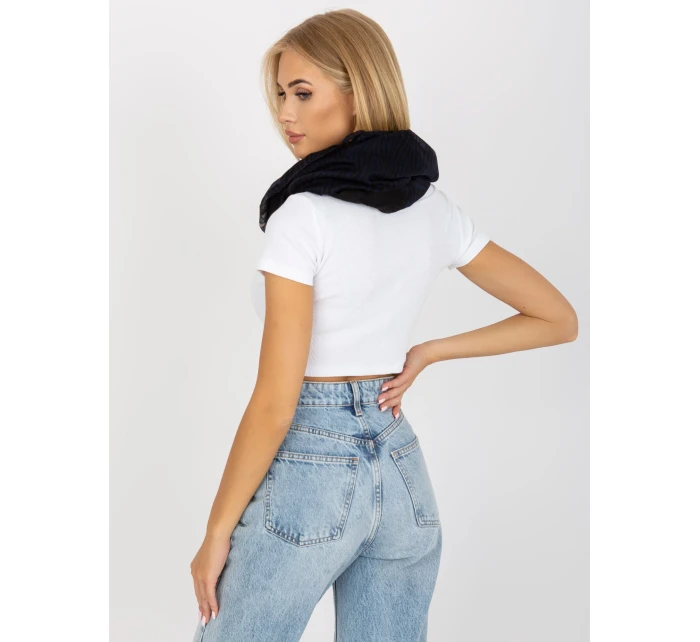 Dámsky tunelový šál AT KM S 6221 čierna