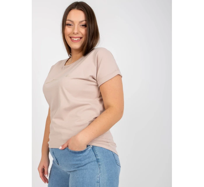 Tričko RV TS model 17420009 béžová - FPrice Tričko RV TS model 17420009 béžová - FPrice