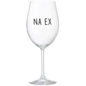 NA EX - čirá sklenice na víno 350 ml