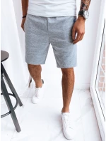 FashionStreet pánske svetlosivé teplákové šortky SX2223
