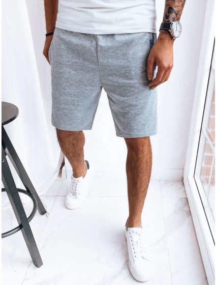 FashionStreet pánske svetlosivé teplákové šortky SX2223