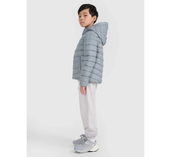 JUNIOR péřová bunda model 21814882 dětské - 4F JUNIOR péřová bunda model 21814882 dětské - 4F