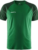 Craft Teamwear Squad Go Contrast Jersey M Pánske kontrastné športové tričko 82.2725 team green/ivy