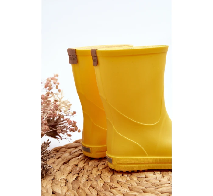Dětské holínky Wave Žluté model 21645903 - Boto Dětské holínky Wave Žluté model 21645903 - Boto