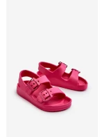 Dětské lehké sandály s přezkami BIG STAR model 21651496 Fuchsie - Big Star Shoes