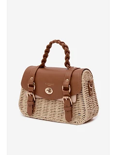 Malá Béžovo-Hnědá Taška S Pletem Marline