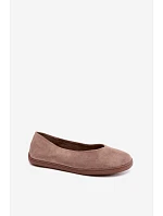 Dámské baleríny Barefoot Taupe Hollin