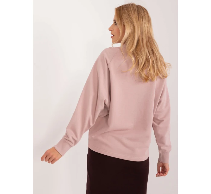 Mikina D10088BC02656A tmavoružová