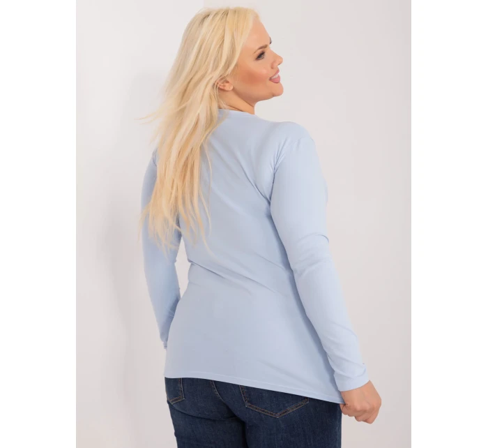 Bluzka RV BZ model 19572731 jasny niebieski - FPrice