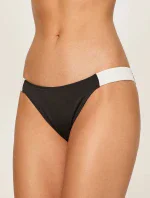 Spodný diel plaviek KW0KW00840-BEH čiernobiela - Calvin Klein