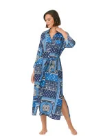 Dámska nočná košeľa YI30015 454 modrá - DKNY