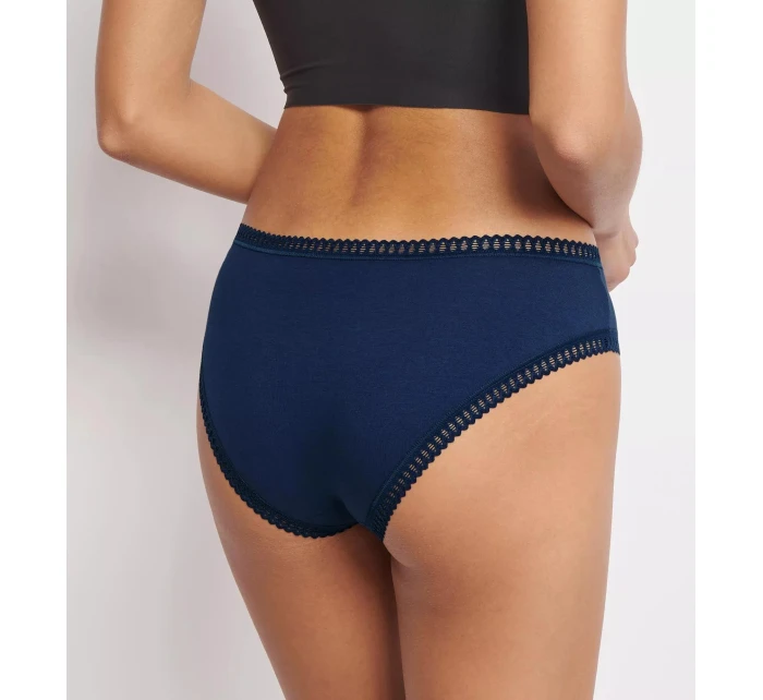 Dámske hipsterky GO Crush C3P - MODRÉ - modré M008 - SLOGGI Dámske hipsterky GO Crush C3P - MODRÉ - modré M008 - SLOGGI