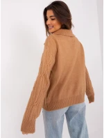 Dámsky sveter s ťavím golierom (2349)