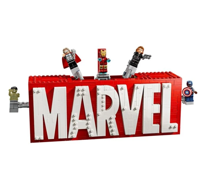 LEGO MARVEL SUPER HEROES 76313 Logo MARVEL s minifigúrkami