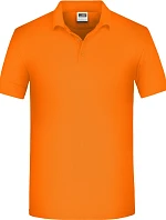 Daiber JN 874 Pánske pracovné polo tričko z bio piqué 02.0874 oranžové