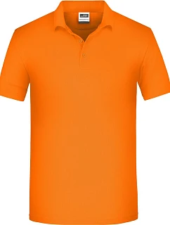 Daiber JN 874 Pánske pracovné polo tričko z bio piqué 02.0874 oranžové